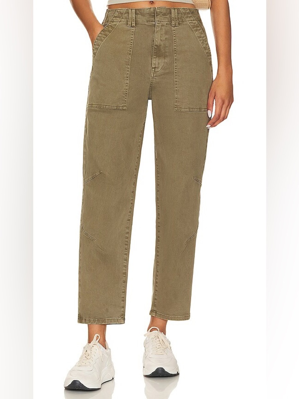 Pistola Pamela High Rise Straight Cargo Trouser Pants